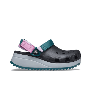 Hiker Black/White clog for men